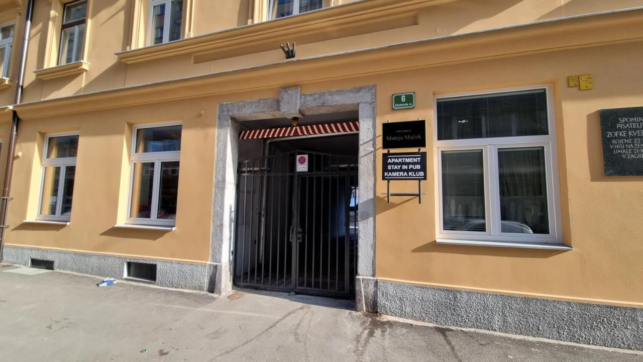 Stay In Pub Kamera Klub Apatment-City Center Lublana Zewnętrze zdjęcie